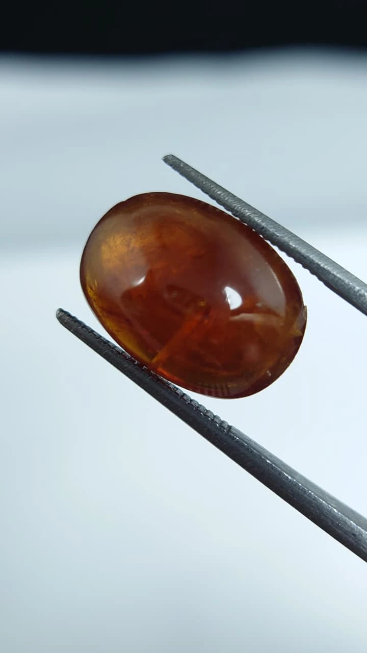 10.3ct Cabochon Faceted Spessartite Garnet from Nigeria — view 5
